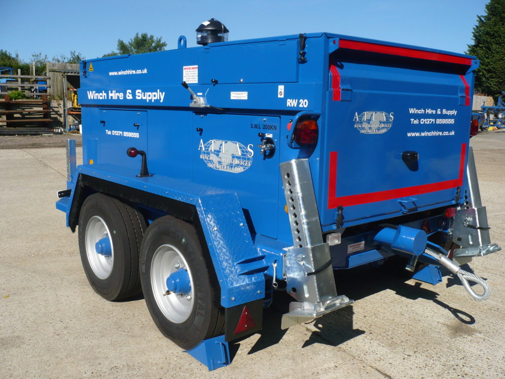 Cable/Pipe Pulling Winches Atlas Winch & Hoist Services