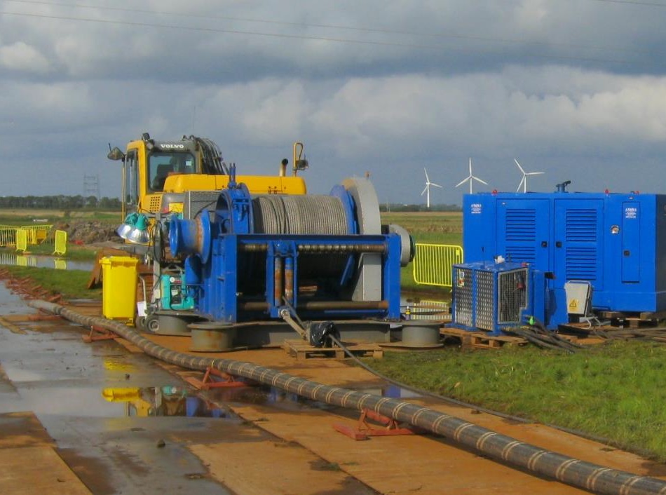 Case Study ShoreBased Cable PullIn By Atlas Winch & Hoist